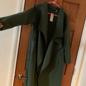 Boohoo Olive Coat